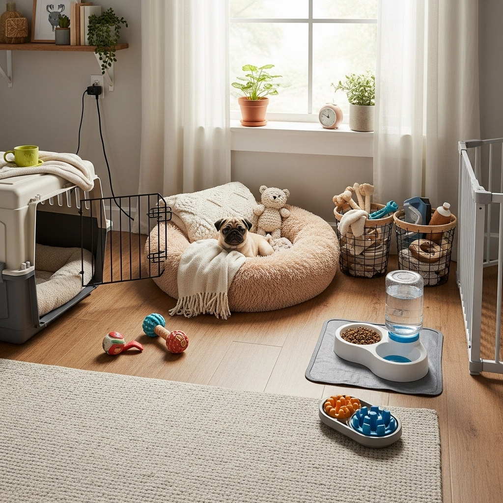 Preparing Your Home: Creating a Cozy, Safe, and Fun Environment for Your New Pug