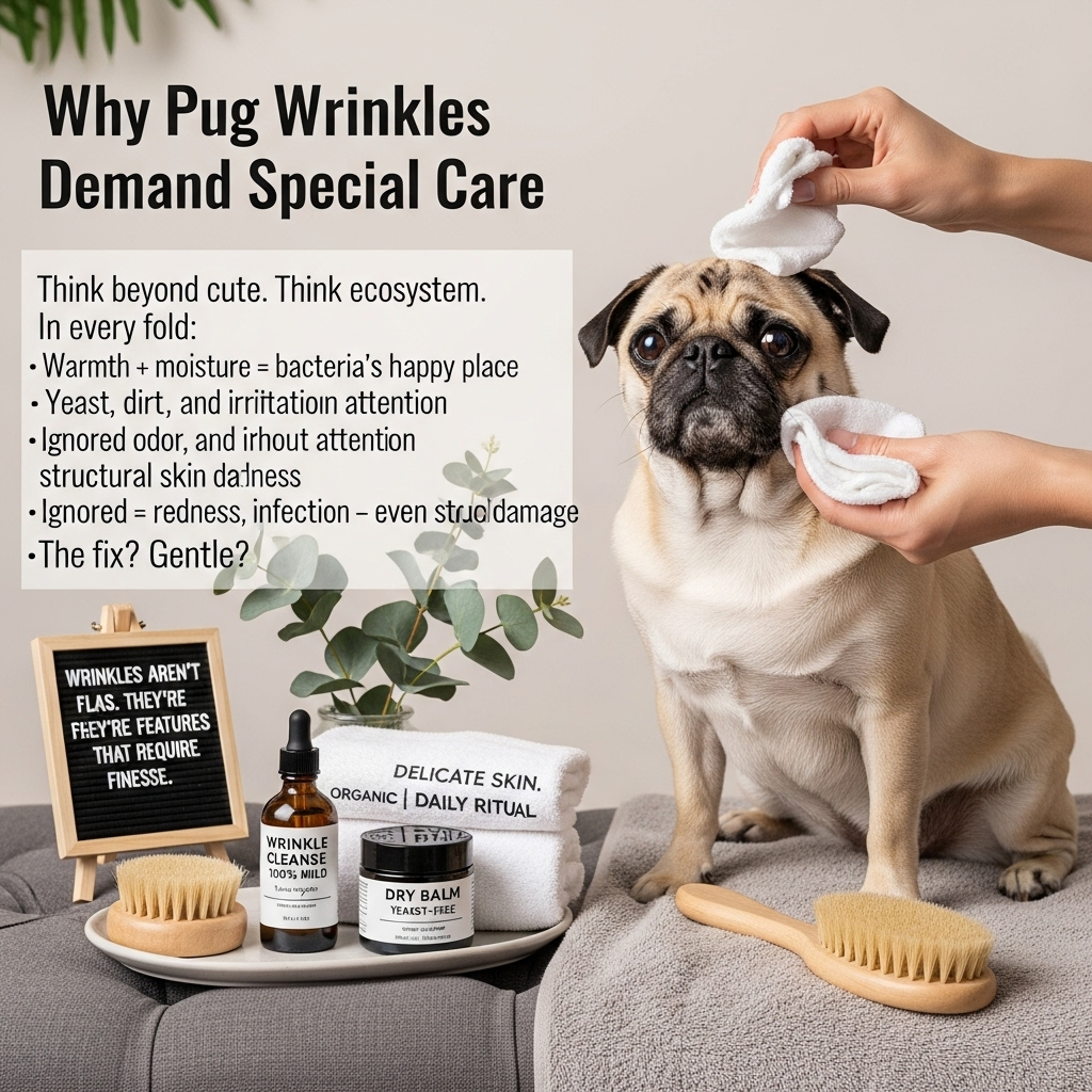 Why Pug Wrinkles Demand Special Care
