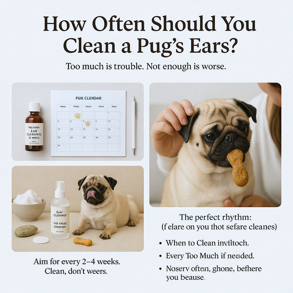 How Often Should You Clean a Pug’s Ears?