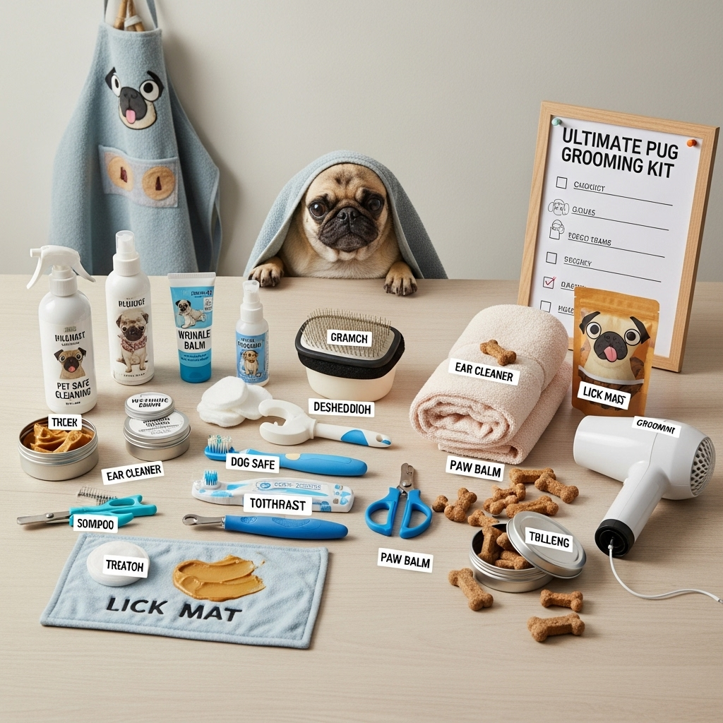 The Ultimate Pug Grooming Kit