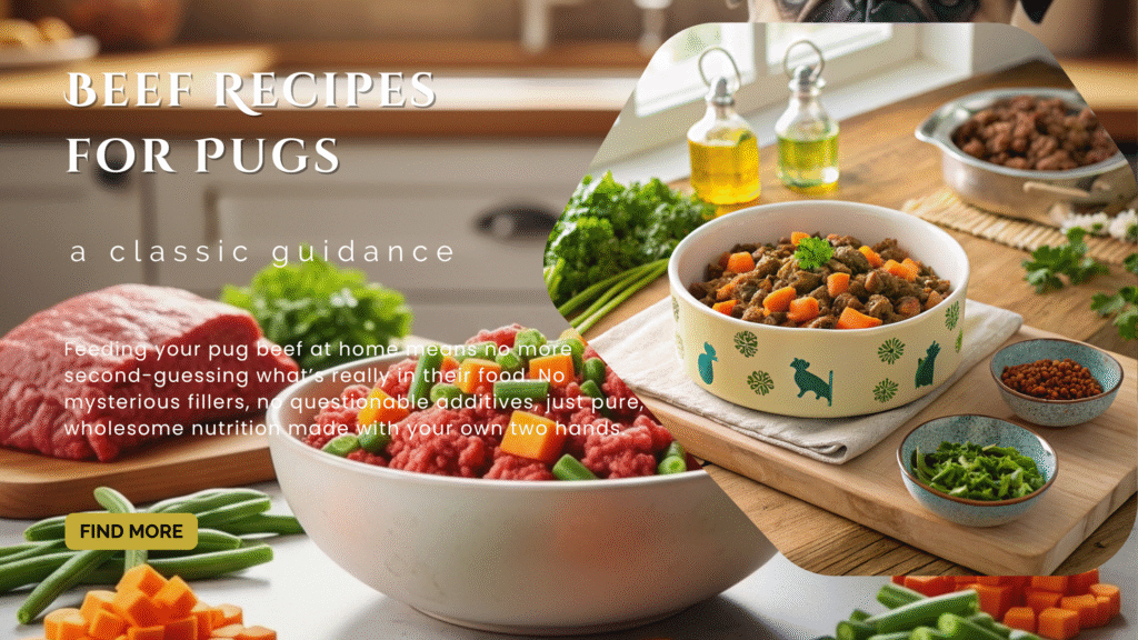Beef Recipes for Pugs: Cook Up Some Love and Strength for Your Squishy Best Friend