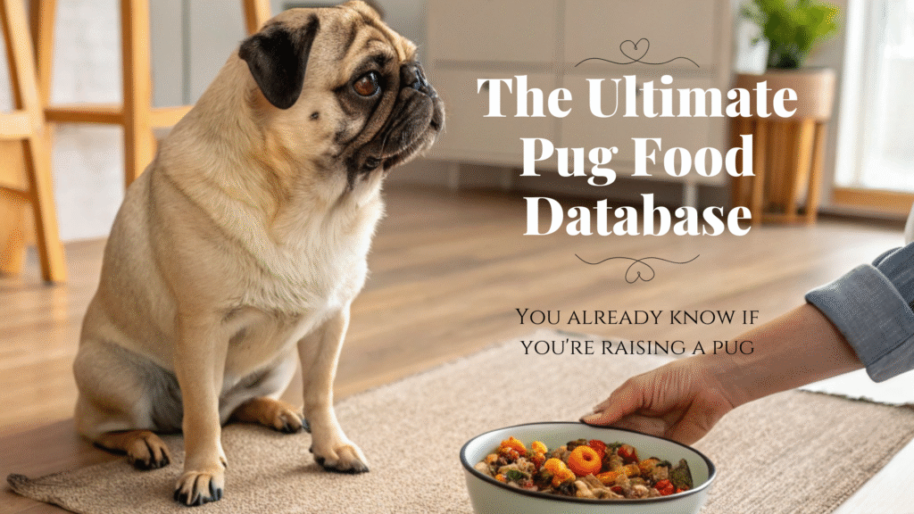 The Ultimate Pug Food Database: What to Feed Your Pug and How to Nourish Their Sweet Soul