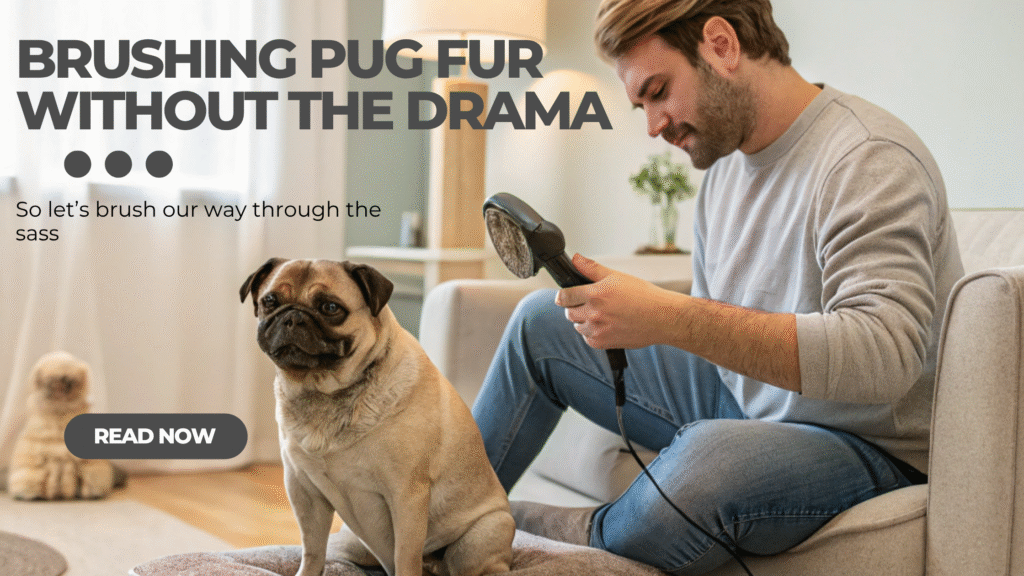 Brushing Pug Fur Without the Drama