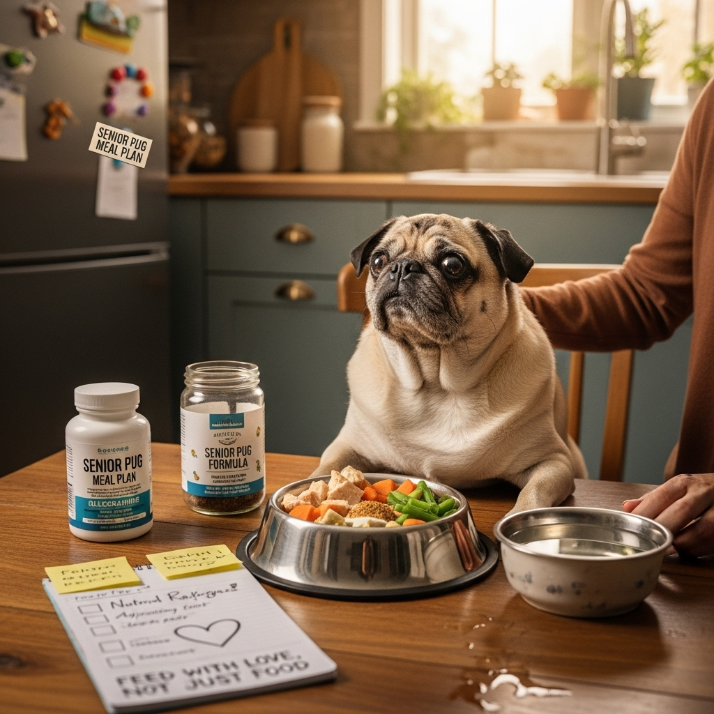 Nutrition and Diet Adjustments: Feeding Your Senior Pug to Keep Them Strong and Healthy