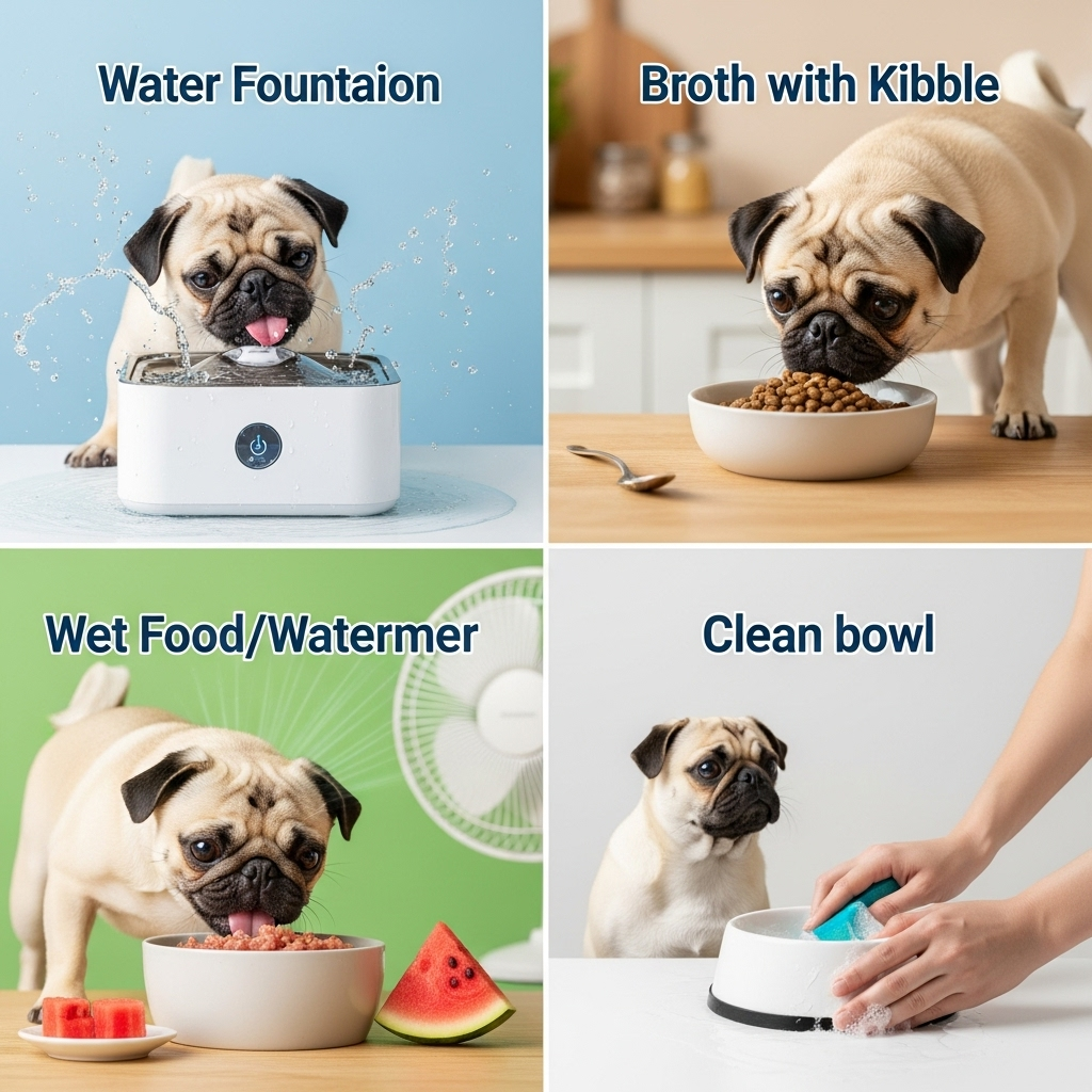 Hydration Tips for Pugs