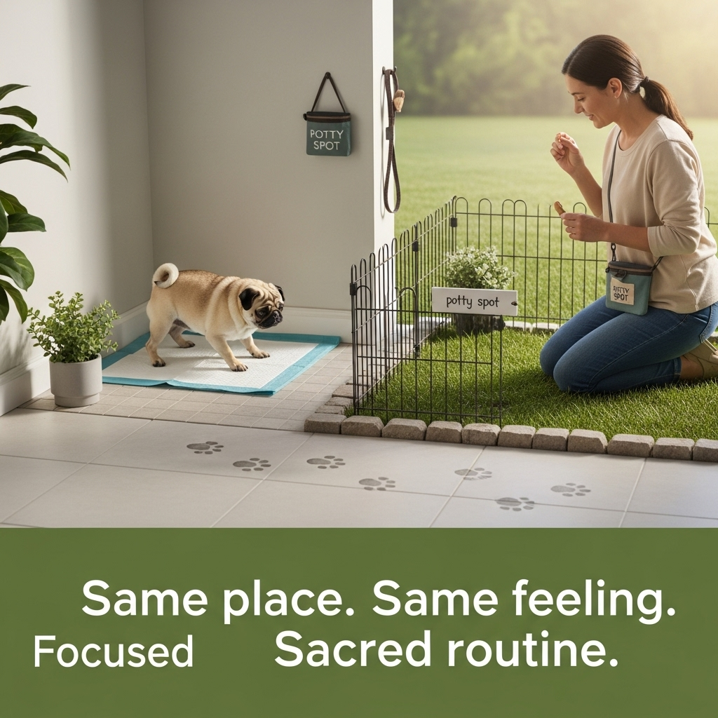 Pick a Potty Spot and Treat It Like Sacred Ground