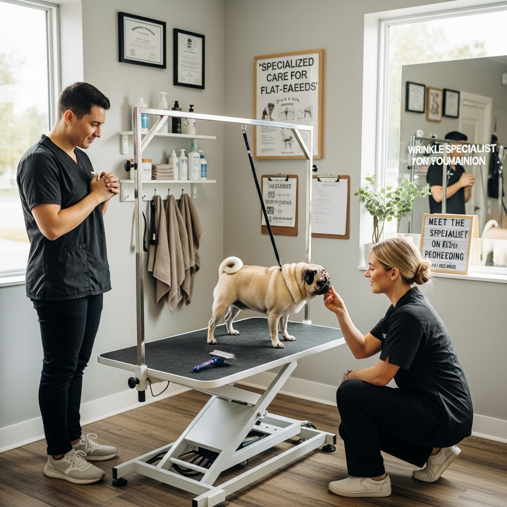 Finding the Right Groomer for Your Wrinkly Companion
