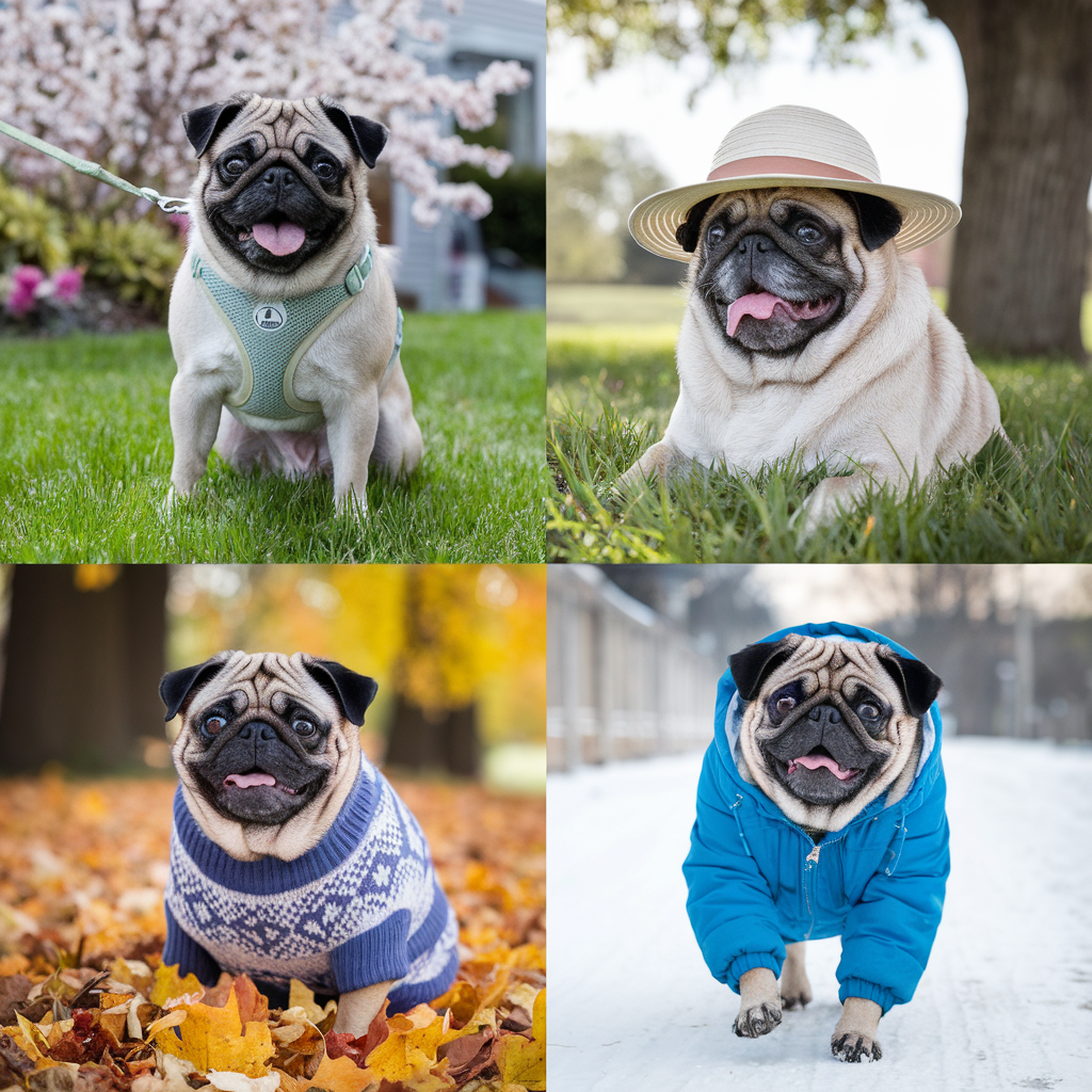 Pug Seasonal Tips: How to Keep Your Squishy-Faced Buddy Thriving All Year Long