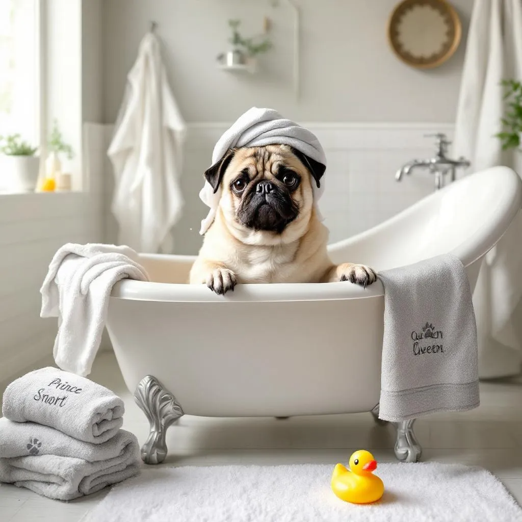 7 Best Tips for Bathing Your Pug the Right Way, Because That Wrinkly Face Deserves a Spa Day