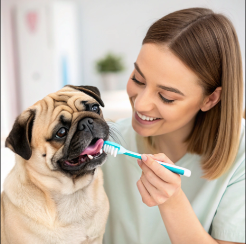 Toothbrushing for Pugs Who Hate It 5-Step Toothbrushing for Pugs Who Hate It: Make It Easy, Fast, and Fun for Your Furry Friend!