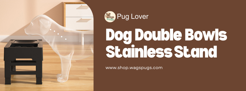 Dog Double Bowls Stainless Stand Adjustable Height Pets Feeding Dish Bowl Big Dog Elevated Food Water Feeders For Dogs Pet Products