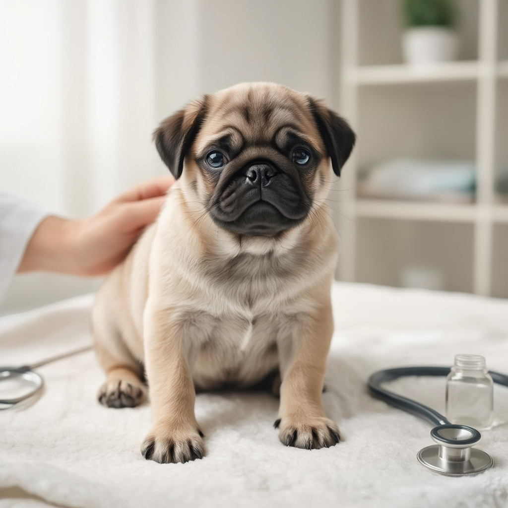 12. Common Pug Puppy Health Issues and Prevention Calm Understanding potential health problems helps new owners take preventive steps. Brachycephalic Syndrome Due to their short snouts, pugs are prone to breathing difficulties. Prevent overheating, maintain a healthy weight, and limit strenuous activity. Skin Infections Wrinkles and skin folds can trap moisture. Clean daily and monitor for redness, odor, or irritation. Obesity Obesity increases the risk for joint pain, respiratory issues, and heart disease. Portion control, exercise, and diet management are essential. Allergies Pugs can develop food or environmental allergies. Watch for itching, redness, or gastrointestinal upset. Consult your vet for diagnosis and treatment. Eye Problems Corneal ulcers, dry eyes, or progressive retinal atrophy are common. Regular eye checks and protective care prevent long-term damage.