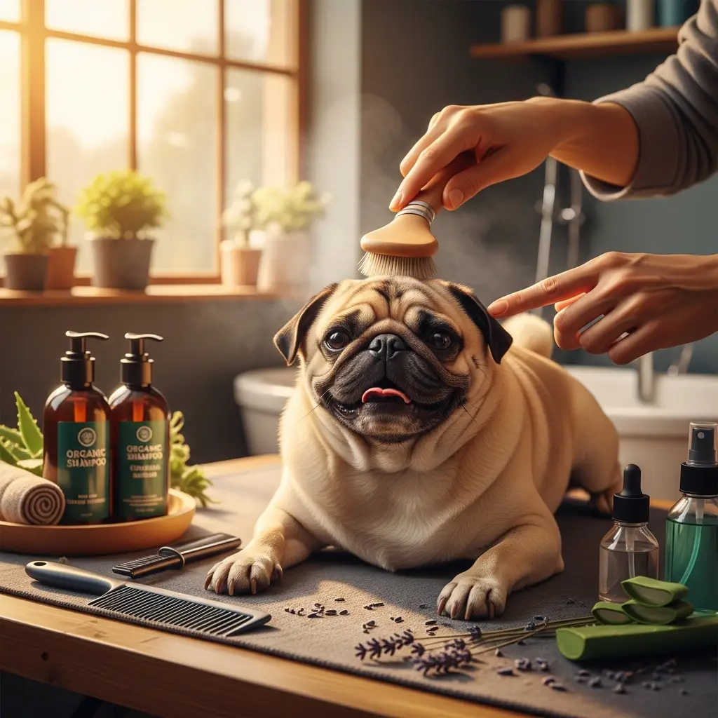 A shiny coat reflects good grooming and good health. If your pug’s coat looks dull, consider: More brushing Better hydration Omega-3 supplements (vet approved) Using milder shampoo Dry skin often improves when grooming is consistent.