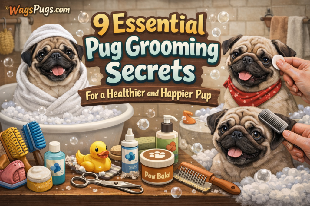 9 Essential Pug Grooming Secrets for a Healthier and Happier Pup  Pugs may be small in size, but their grooming needs are anything but tiny. In 9 essential pug grooming secrets for a healthier and happier pup, you will discover how a few mindful habits can make a world of difference for your wrinkly companion. From mastering the art of wrinkle cleaning to keeping their short coat shiny, trimming nails to the perfect length, and choosing the right tear-stain care, each tip is rooted in keeping your pug comfortable, clean, and full of life. Proper grooming is not just about appearance; it is about preventing health issues, boosting confidence, and strengthening that unshakable bond you share. By keeping these tips in mind, you will not only have a well-groomed pug but also a happier, healthier best friend who is prepared to walk through life with you.