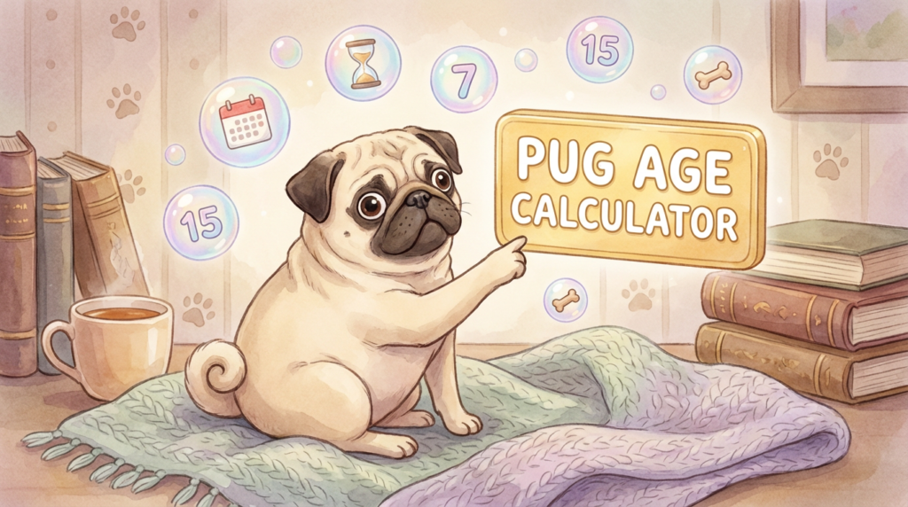 The Ultimate 7 Transformative Ways a Pug Age Calculator Empowers Your Pup's Longevity & Your Peace of Mind The Myth That Misleads Pug Parents Your adorable, snorting pug puppy just turned one! But does that mean they’re equivalent to a 7-year-old child? The answer is a resounding NO. The old “1 dog year = 7 human years” formula is a myth that fails to capture breed differences, growth stages, and health predispositions. For pugs, who have unique body structures and life expectancies, using a Pug Age Calculator is far more accurate. This tool helps you understand what stage of life your pug is really in, and that insight can completely transform how you care for them.